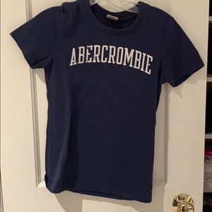 Abercrombie and Fitch Navy TShirt Size Small